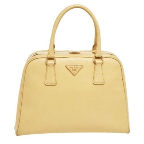 Prada Vintage Pre-owned Laeder prada-vskor Yellow, Dam