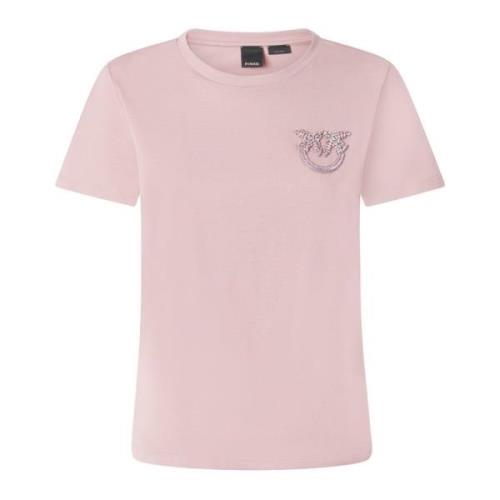 Pinko Nambrone T-Shirt Pink, Dam