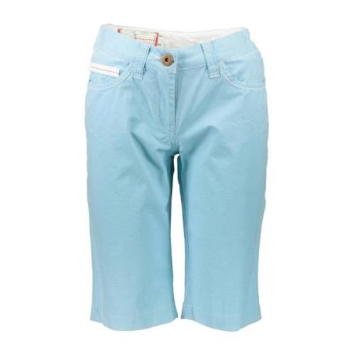 Murphy&Nye Blå Herr Bermuda Shorts 7 Fickor Blue, Dam