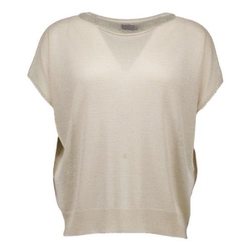 No man's land Beige Tops Beige, Dam