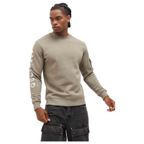 Quotrell Defender Sweater Grön/Vit Herr Green, Herr