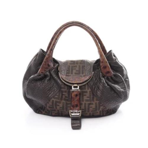 Fendi Vintage Pre-owned Laeder fendi-vskor Brown, Dam