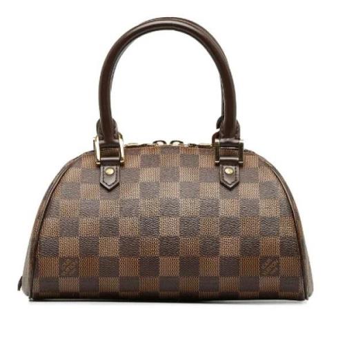 Louis Vuitton Vintage Pre-owned Canvas handvskor Brown, Dam