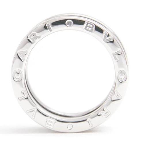 Bvlgari Vintage Pre-owned Metall ringar Gray, Dam