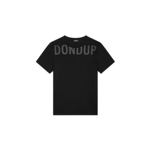 Dondup Herr Logot-shirt Svart Black, Herr