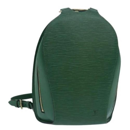 Louis Vuitton Vintage Pre-owned Laeder ryggsckar Green, Dam