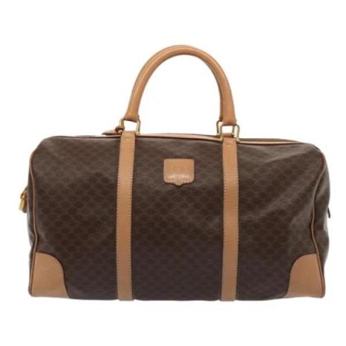 Celine Vintage Pre-owned Canvas resvskor Brown, Dam