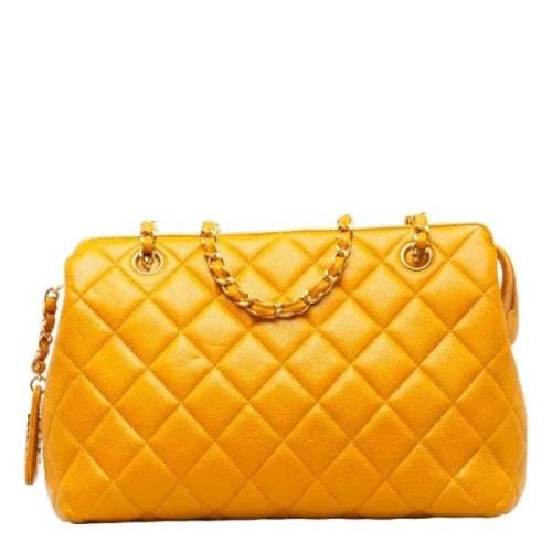 Chanel Vintage Pre-owned Laeder chanel-vskor Orange, Dam