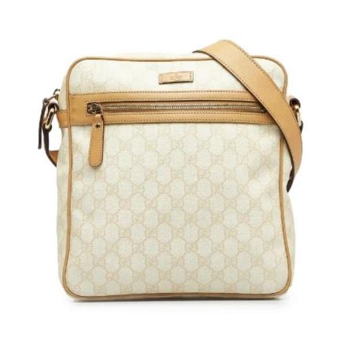 Gucci Vintage Pre-owned Canvas gucci-vskor Beige, Dam