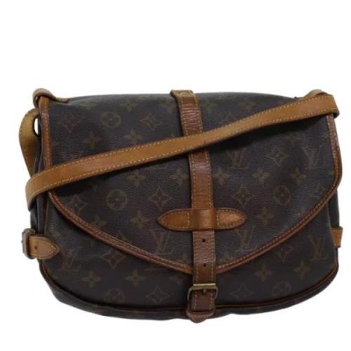 Louis Vuitton Vintage Pre-owned Canvas louis-vuitton-vskor Brown, Dam