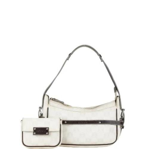 Loewe Pre-owned Pre-owned Canvas handvskor White, Dam