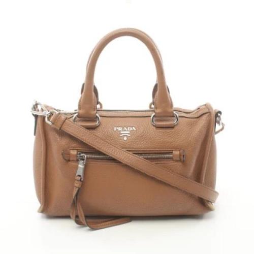 Prada Vintage Pre-owned Laeder prada-vskor Brown, Dam