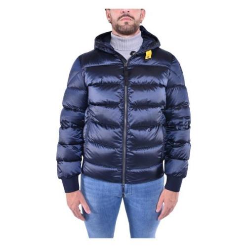 Parajumpers Huva Nylon-Polyester Pufferjacka Blue, Herr