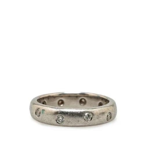 Tiffany & Co. Pre-owned Pre-owned Metall ringar Gray, Dam