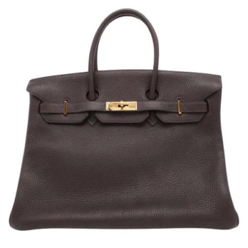 Hermès Vintage Pre-owned Laeder handvskor Brown, Dam