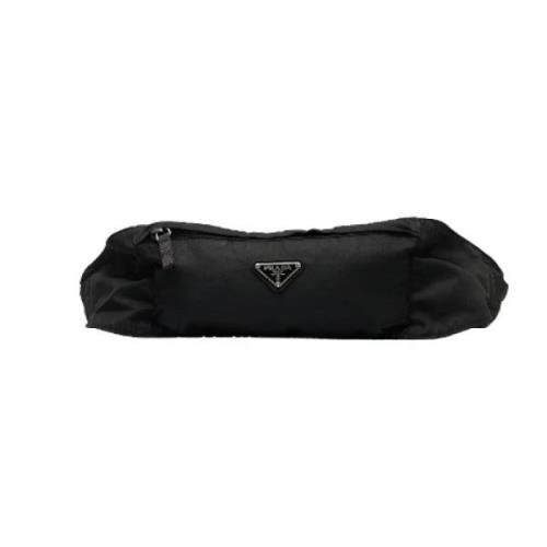 Prada Vintage Pre-owned Canvas prada-vskor Black, Dam