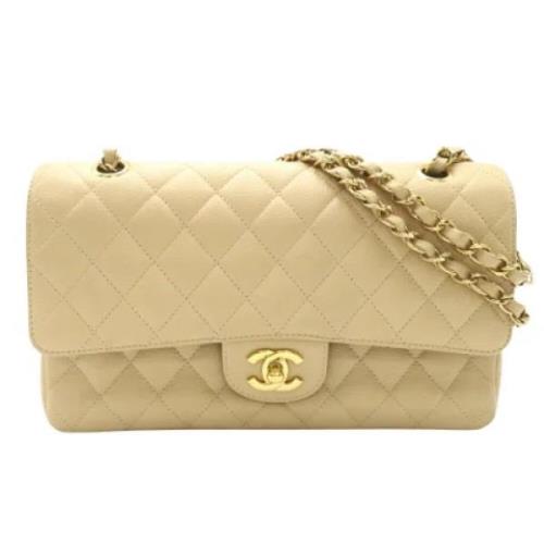 Chanel Vintage Pre-owned Laeder chanel-vskor Beige, Dam