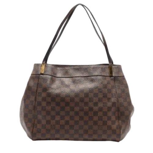 Louis Vuitton Vintage Pre-owned Laeder totevskor Brown, Dam