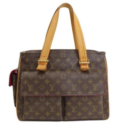 Louis Vuitton Vintage Pre-owned Canvas louis-vuitton-vskor Brown, Dam