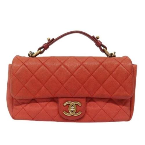 Chanel Vintage Pre-owned Laeder chanel-vskor Red, Dam