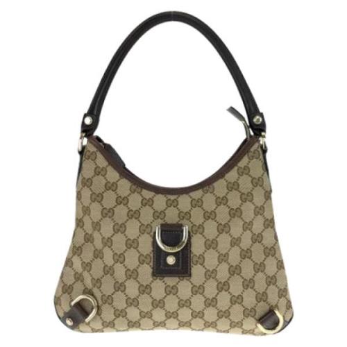 Gucci Vintage Pre-owned Canvas gucci-vskor Beige, Dam