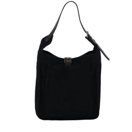 Hermès Vintage Pre-owned Canvas totevskor Black, Dam