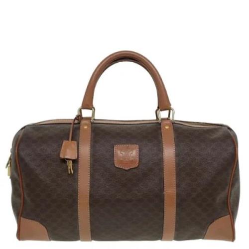 Celine Vintage Pre-owned Canvas resvskor Brown, Dam