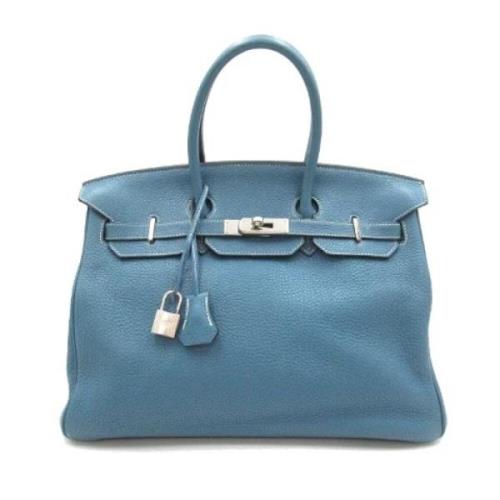 Hermès Vintage Pre-owned Laeder handvskor Blue, Dam