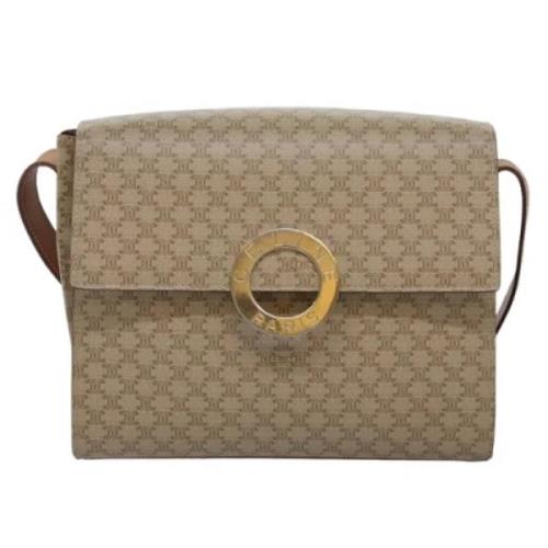 Celine Vintage Pre-owned Canvas celine-vskor Beige, Dam