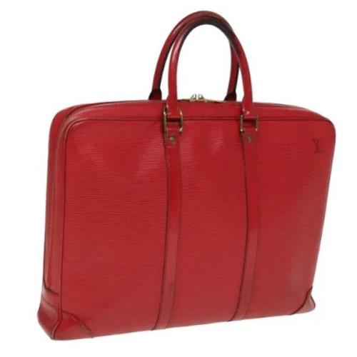 Louis Vuitton Vintage Pre-owned Laeder portfljer Red, Dam