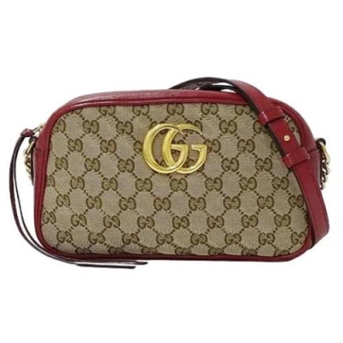 Gucci Vintage Pre-owned Canvas gucci-vskor Brown, Dam