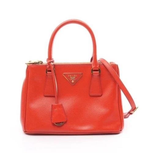 Prada Vintage Pre-owned Laeder prada-vskor Red, Dam