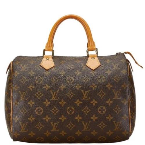 Louis Vuitton Vintage Pre-owned Canvas handvskor Brown, Dam