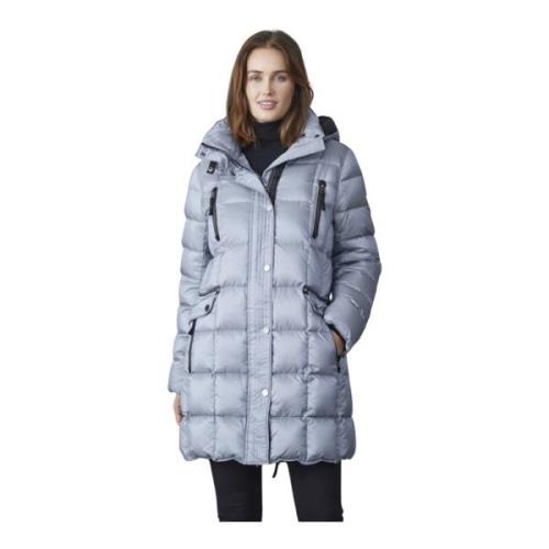 Junge Mary Down Jacket i Dove Blue Blue, Dam