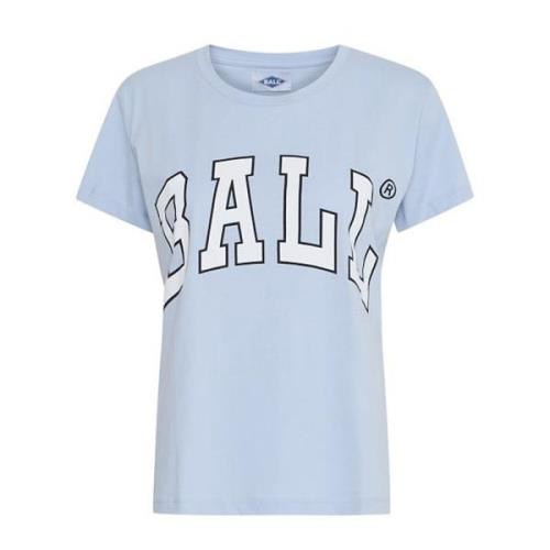 Ball Dam T-shirt Creamy Blue Blue, Dam