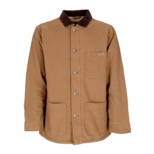 Dickies Canvas Arbetsjacka Sten Tvättad Brun Brown, Herr