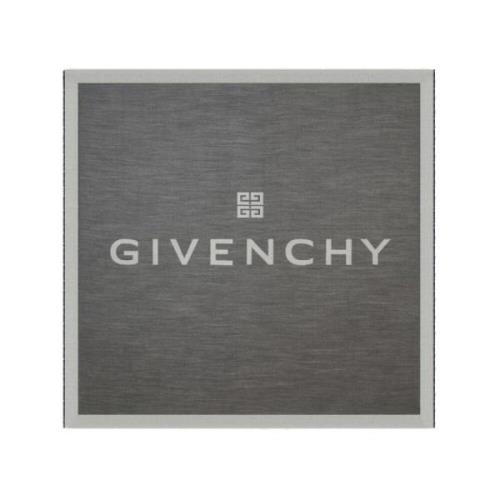 Givenchy Elegant Grå Scarf Gray, Dam