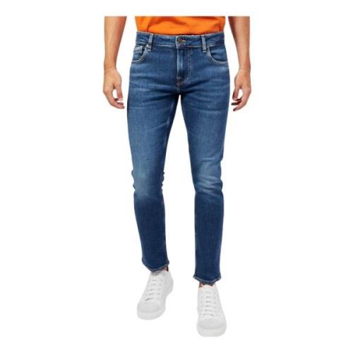 Guess Blå Skinny Bomulls Jeans Blue, Herr