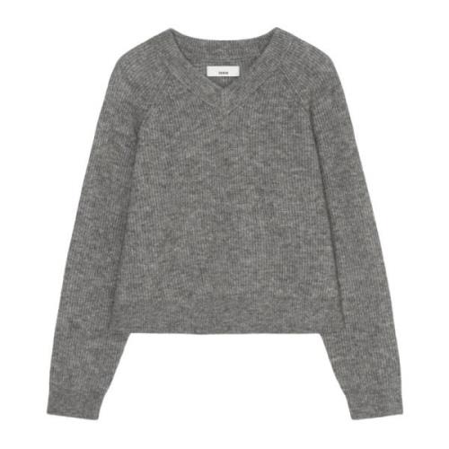 Marc O'Polo Cropped sweater Gray, Dam