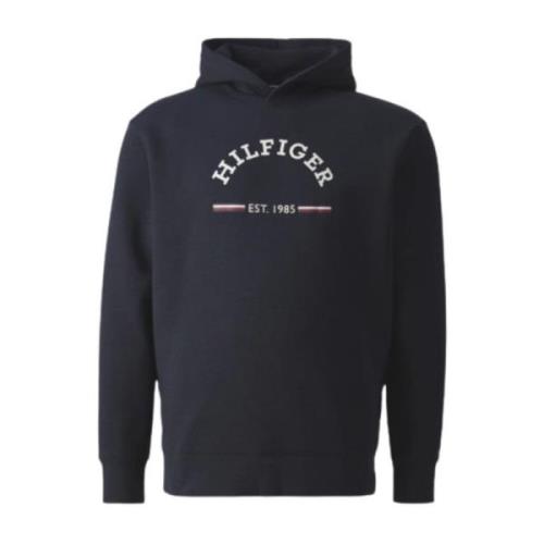 Tommy Hilfiger Herr Hoodie Roundall Stil Blue, Herr