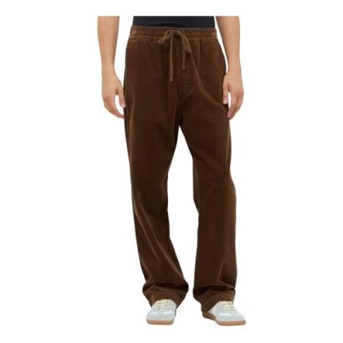 Carhartt Wip Corduroy Dragsko Byxor Brown, Herr