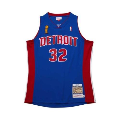 Mitchell & Ness NBA Dark Finals Jersey Pistons 2003 Blue, Herr