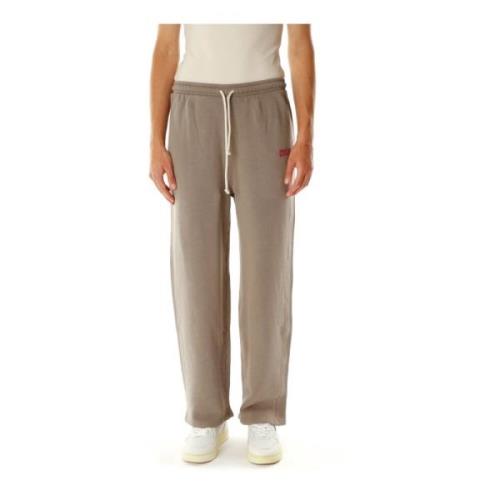 American Vintage Casual Sweatpants med Elastisk Midja Brown, Dam