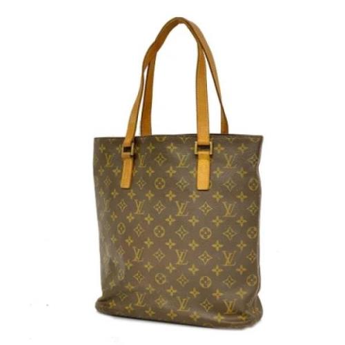 Louis Vuitton Vintage Pre-owned Tyg totevskor Brown, Dam