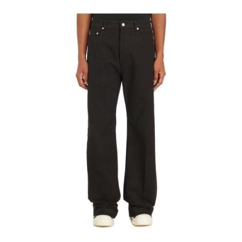 Rick Owens Svarta Jeans för Män Black, Dam