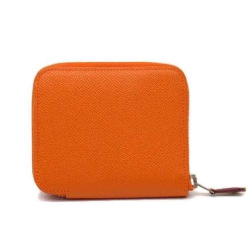 Hermès Vintage Pre-owned Laeder plnbcker Orange, Dam