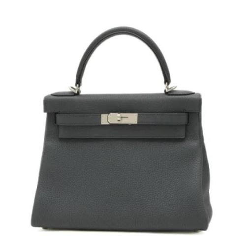 Hermès Vintage Pre-owned Laeder handvskor Gray, Dam