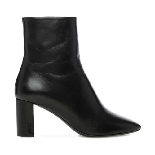 Saint Laurent Stiliga Ankelboots Black, Dam