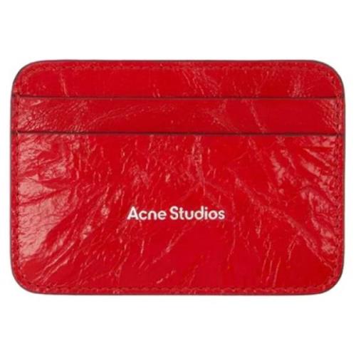 Acne Studios Laeder plnbcker Red, Dam