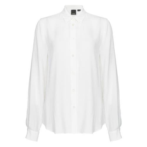 Pinko Kräm Skjorta Elegant Stil White, Dam